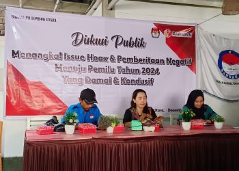 Barnas PD KLU Gelar Diskusi Publik, Ciptakan Pemilu Damai ‎