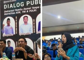 SEMA UIN Mataram Gelar Deklarasi Damai, Dialog Publik,Tegaskan Pemilu Damai Tanpa Hoax