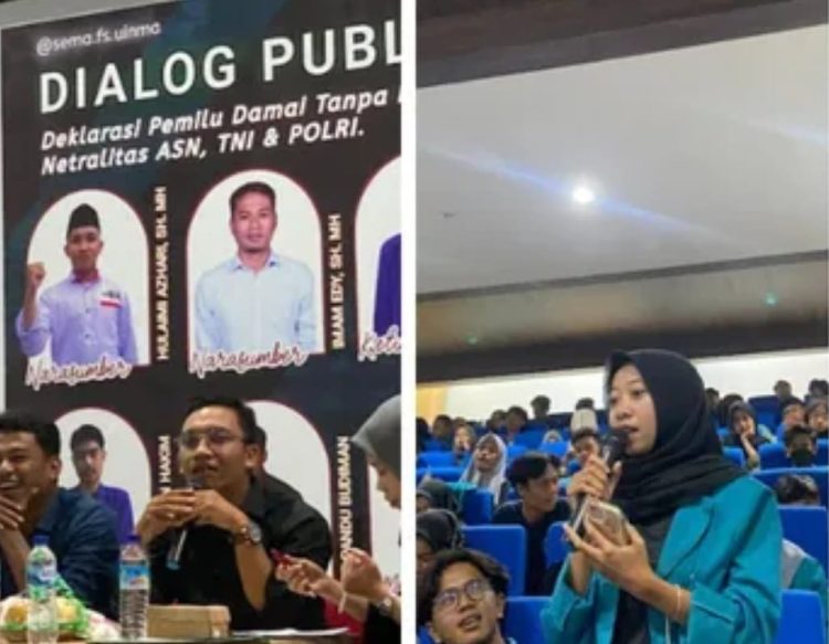 SEMA UIN Mataram Gelar Deklarasi Damai, Dialog Publik,Tegaskan Pemilu Damai Tanpa Hoax