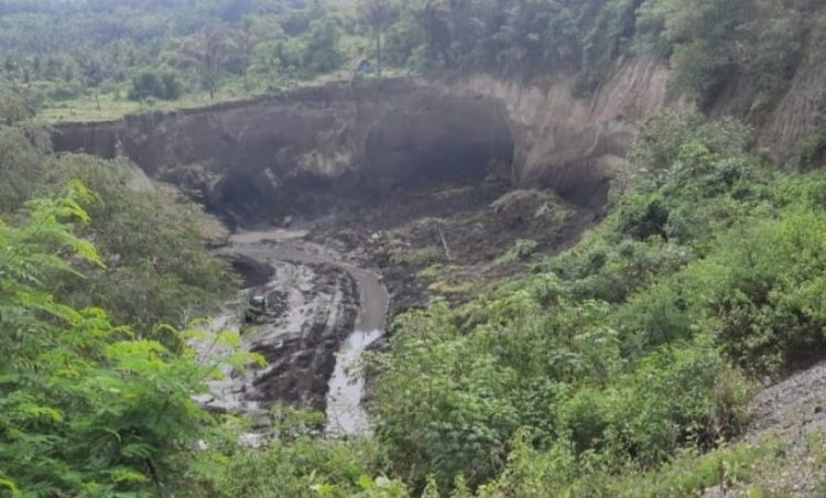 Salah satu lokasi tambang galian C diwilayah Kabupaten Lombok Timur.