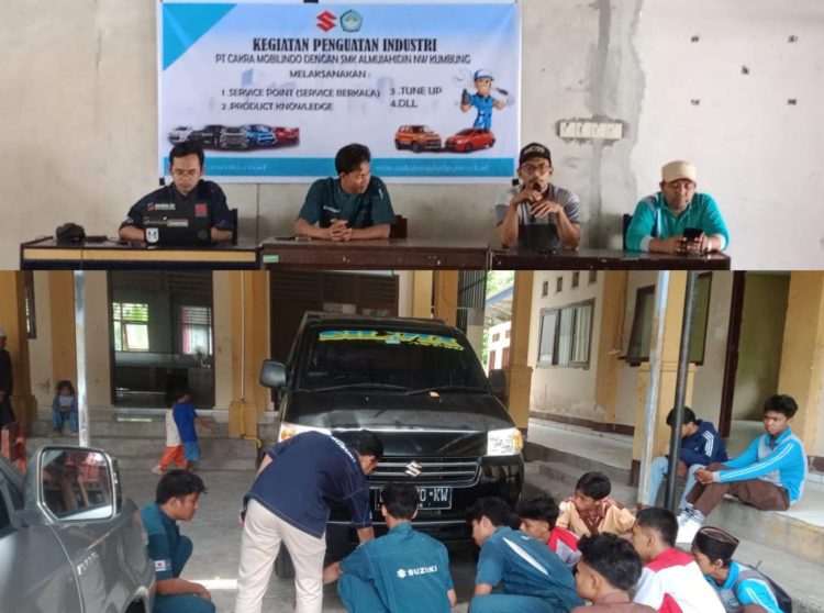 SMK AL-Mujahidin NW Kumbung Gandeng Dealer Mobil