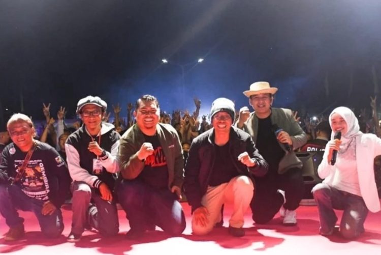 Pj Bupati Lotim Hadiri Gebyar Musik Bertajuk Pemilu Damai