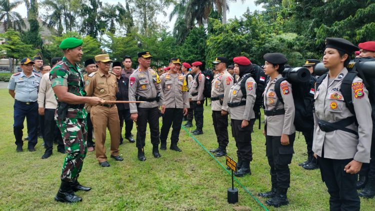 Apel Pergeseran Pasukan PAM Pemilu 2024, Ini Penekanan Forkopimda Lombok Timur