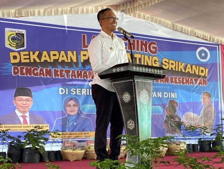 Pj Bupati Lombok Timur Luncurkan Program Dekapan PKK Canting Srikandi