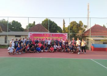 Polres Lotim Gelar Turnamen Tenis Lapangan