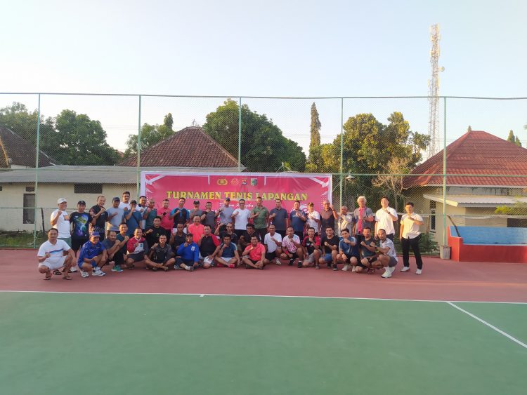 Polres Lotim Gelar Turnamen Tenis Lapangan