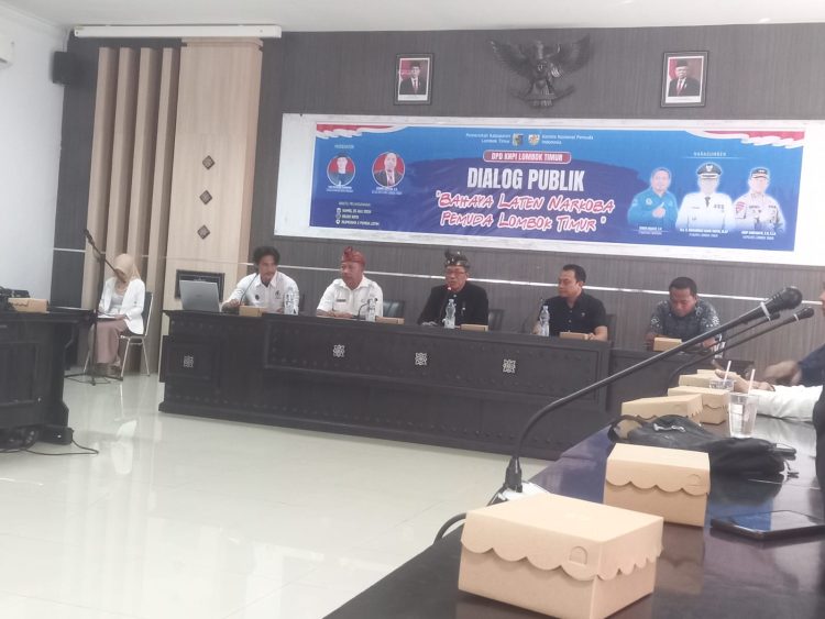 Pj Bupati Apresiasi KNPI Lotim, Digelarnya Dialog Publik Bahaya Narkoba