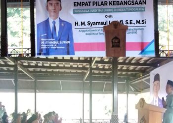 Penguatan 4 Pilar Kebangsaan Jadi Kunci Menjaga Keutuhan Bangsa, HM. Syamsul Luthfi gelar Seminar