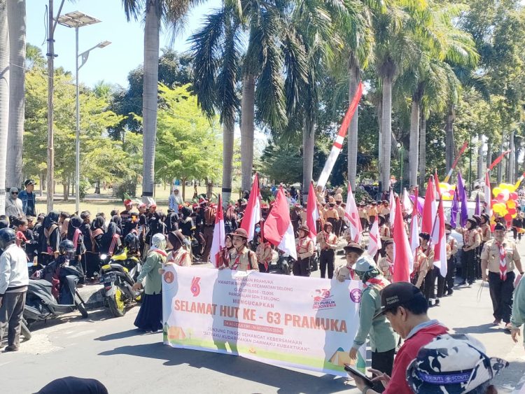 Meriah Karnaval Digelar Kwarran Selong 
