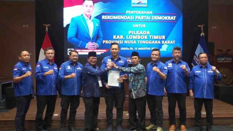 Pilkada Lotim 2024, Partai Demokrat Resmi Dukung Rumaksi-Sukisman