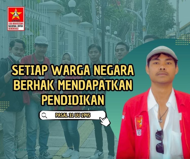 Soal Manifesto Pendidikan, LMND Lotim Nilai Eksekutif dan Legislatif Tutup Mata