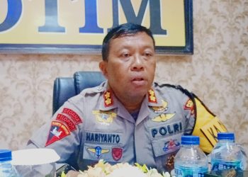 Polres Lotim Jamin Keamanan Pencabutan Nomor Urut Paslon, Pelototi Media Sosial