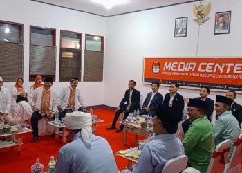 Lima Paslon Bupati dan Wakil Bupati Lotim Hadiri Pengambilan Nomor Urut