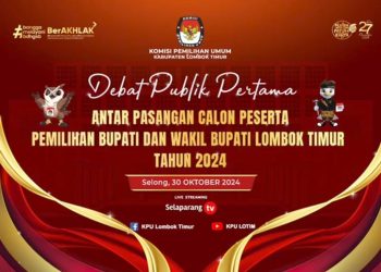 Dibalik Debat Kandidat di Kantor Bupati Lotim, KPU Secara Langsung Ajak ASN Politik Praktis