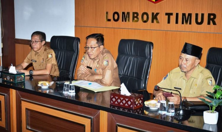 Waspada Masa Kampanye, Pj Bupati Lotim Ikuti Rakor Pengendalian Inflasi