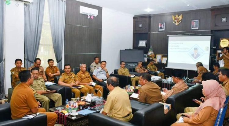 Pj Bupati Juaini Taofik, Pimpin Rakor PAD Realistis