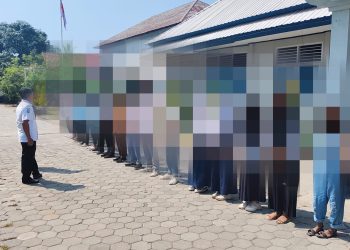 17 Pelajar di Lotim Terjaring Razia Pol.PP