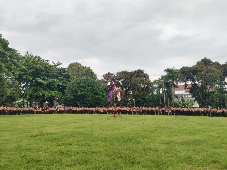 Kwarran Selong Adakan Gelar Senja dan Latgab
