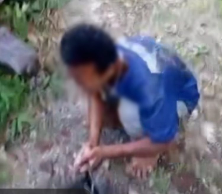 Viral di Mendos Pemilik Kios Hajar Pencuri Masih Dibawah Umur di Lotim