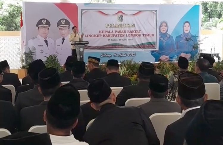 Bupati Lotim Warning Kapas Jangan Selewengkan Retribusi Pasar
