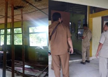 Dikbud Lotim Verifikasi Sekolah Penerima Bantuan Renovasi Gedung Sekolah
