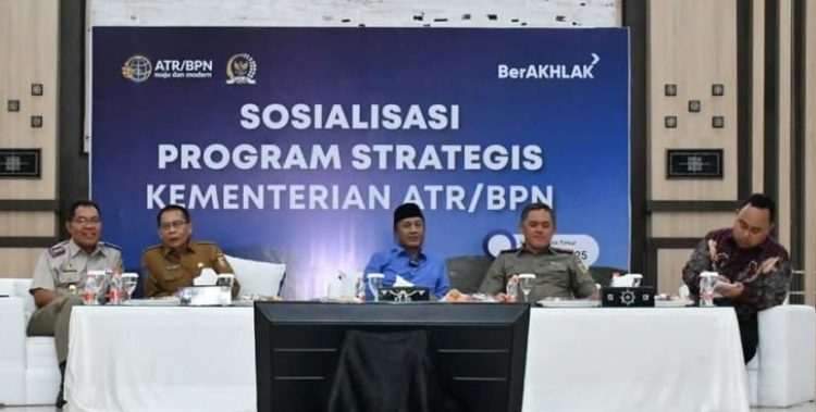 Luas Lahan Tersertifikat di Lotim Capai 49.916 hektar