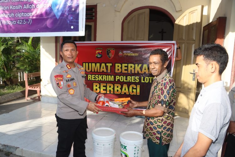 Satuan Reskrim Polres Lotim Berbagi Untuk Negeri