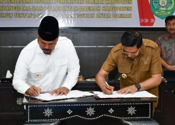 Bupati Lotim dan Bupati Kutai Kertanegara Sepakat Bekerjasama