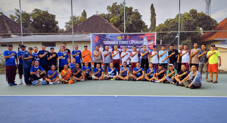 Polres Lotim Gelar Turnamen Tenis Lapangan