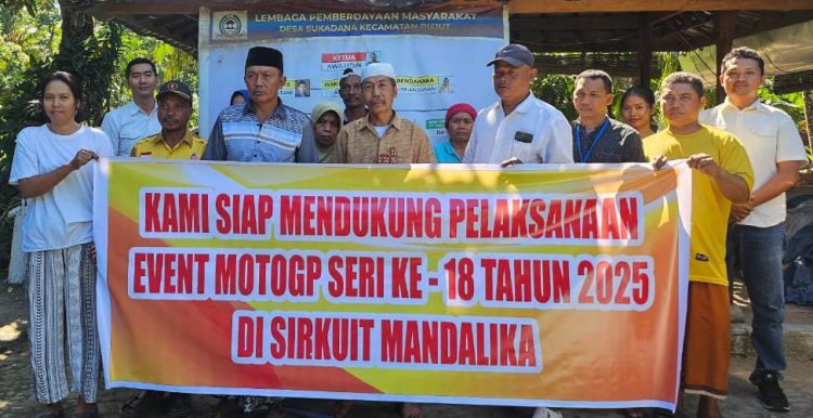 Jelang Event MotoGP, Pamswakarsa Buru Jejak Gumi Gora NTB Berikan Dukungan