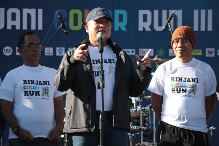 Rinjani Color Run, Gubernur NTB  Sebut Jadikan Wisata Olahraga Andalan di Sembalun