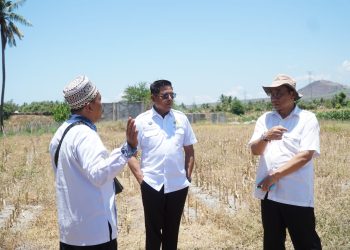 Bupati Lotim Tinjau Lokasi Pembangunan Sekolah Garuda di Menanga Baris