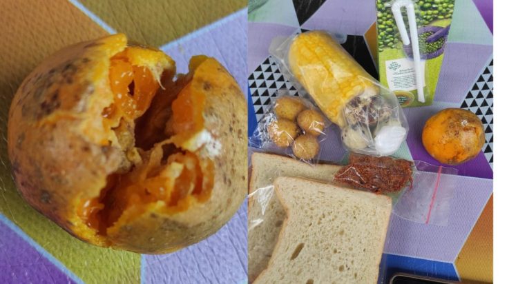 Buah MBG Rusak dan Berulat, Kades Danger Ancam Laporkan Dapur MBG Lendang Nangka 2