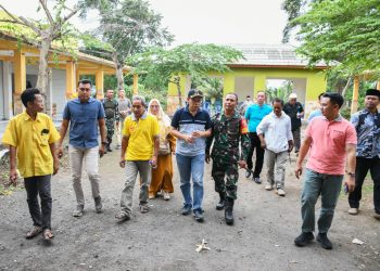 Rencana Dikembalikan Fungsinya, Wabup Lotim Pimpin Bersihkan Pasar Kuliner Kelayu