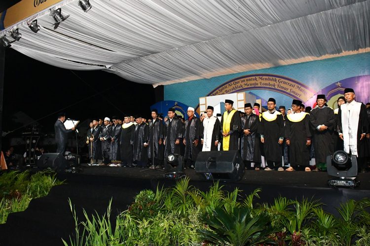 Bupati Haerul Warisan Resmi membuka MTQ XXXI Lombok Timur