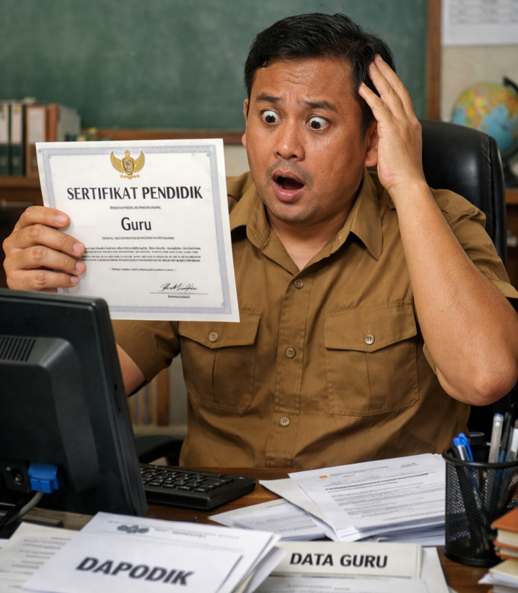 Disoal, Oknum Operator SD di Lotim Mendadak Jadi Guru,Dapat Sertifikasi Guru