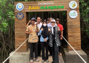 Destinasi Wisata Bale Mangrove Kondusif, Pengunjung Mulai Ramai
