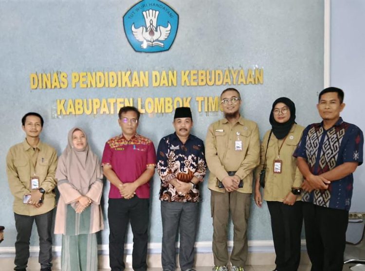 Dikbud Lombok Timur Terima Kunjungan Kementerian LHK