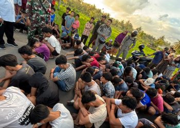 Puluhan Pelajar Aksi Balapan Sepeda Liar di Lotim Ditertibkan