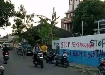Dapur MBG di Kesik Berdiri Diatas Tanah Sengketa Distop