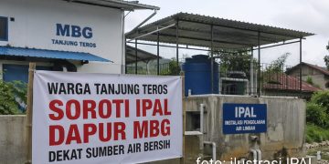 Warga di Tanjung Teros Soroti IPAL Dapur MBG Dekat Sumber Air Bersih