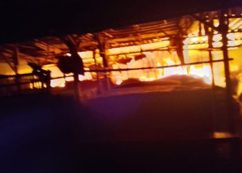 Breaking News: Pasar Pringgabaya Lotim Terbakar