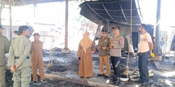 Pasca Kebakaran, Baznas-Dinsos Lotim Lakukan Pendataan dan Siapkan Skema Bantuan