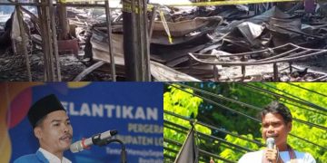 Kebakaran Pasar Pringgabaya, PMII Desak Bantuan dan Relokasi, IMM Minta Camat Siaga