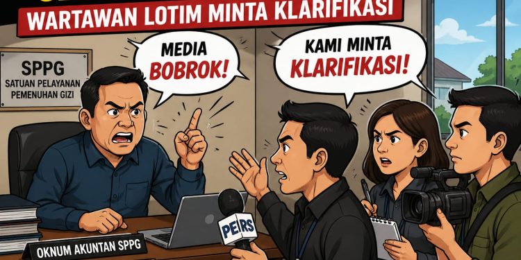 Oknum Akuntan SPPG Sebut Media “Bobrok”, Wartawan Lotim Tuntut Klarifikasi