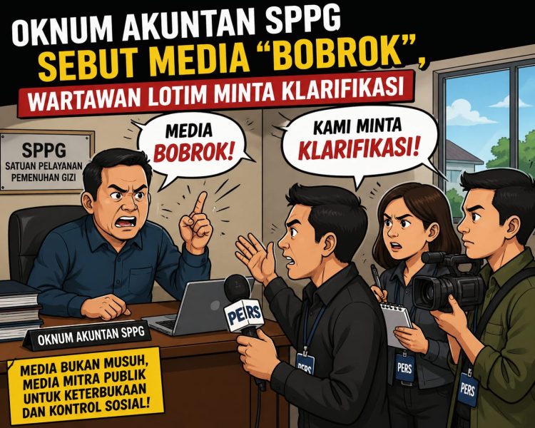 Oknum Akuntan SPPG Sebut Media “Bobrok”, Wartawan Lotim Tuntut Klarifikasi