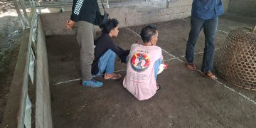 Polisi Gerebek Judi Sabu Ayam di Keruak