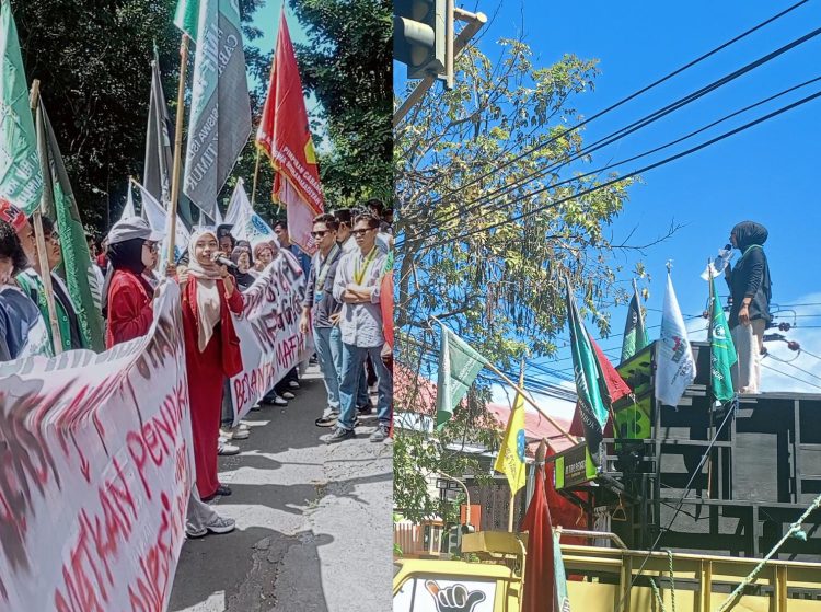 Cipayung Plus Lotim Demo, Soroti Soal MBG, Kesejahteraan Guru hingga Buruh