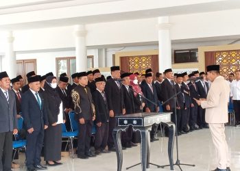87 Pj Kades Dilantik, Bupati Lotim Tekankan Amanah dan Perbaikan Data