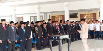 87 Pj Kades Dilantik, Bupati Lotim Tekankan Amanah dan Perbaikan Data